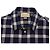 Gucci Camicia a quadri da uomo in misto cotone blu con patch ricamato - vista 5