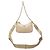 Prada Mini borsa a tracolla Saffiano con catena Marrone