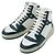Saint Laurent Sneakers mid-top in pelle traforata da donna Multicolore