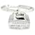 Ring Hermès Anillo Hermes Amulette Cadena Silver Band Plata  - vista 6