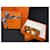 Hermès Orange Gold Click Clack GM D'oro  - vista 4