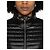 Moncler Tricot Logo gesteppte Woll-Strickjacke mit Reißverschluss Schwarz - Ansicht 8