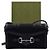 Horsebit 1955 Gucci Mini borsa a tracolla Horsebit in tela GG nera Nero