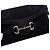 Horsebit 1955 Gucci Mini borsa a tracolla Horsebit in tela GG nera Nero - vista 10