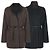 Loro Piana Wendbare Kaschmirjacke mit Gürtel Schwarz