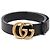 Gucci Ledergürtel mit Doppelschnalle
