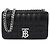 Burberry Mini borsa Rolla in pelle trapuntata Nero