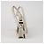Bottega Veneta Borsa a tracolla Classic Mini Shoulder Bianco - vista 2
