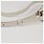 Bottega Veneta Borsa a tracolla Classic Mini Shoulder Bianco - vista 6