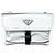 Prada Borsa crossbody porta-cellulare in nylon Saffiano Bianco