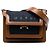 Marni Borsa Mini Trunk in Denim Logo Multicolore