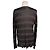 Armani Collezioni Stricktop mit bunten Streifen Schwarz - Ansicht 4