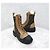 Fendi Domino Flache Stiefel aus FF-Jacquard Mehrfarben - Ansicht 3