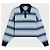 Céline Polo Triomphe a rayas de lana azul claro - vista 6