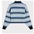 Céline Polo Triomphe a rayas de lana azul claro - vista 7