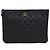 Chanel Clutch Medium Nera con Dettagli Oro No. Nero