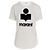 Isabel Marant KOLDI Logo T-Shirt aus Leinen Weiß Silber