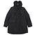 Moncler Abrigo largo acolchado con capucha Negro