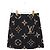 Louis Vuitton Falda Monograma Edición Limitada Negro