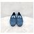 Hermès Mocassino blu con dettagli argentati - vista 2