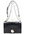 Borsa a tracolla e crossbody Diorama CD con patta in vernice nera Nero