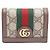 Gucci Tarjetero Ophidia GG Supreme Castaño