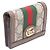 Gucci Tarjetero Ophidia GG Supreme Castaño - vista 2