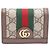 Gucci Tarjetero Ophidia GG Supreme Castaño - vista 8
