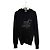 Saint Laurent Strickjacke mit Kapuze Schwarz Herren