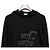 Saint Laurent Strickjacke mit Kapuze Schwarz Herren - Ansicht 7