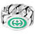Gucci Interlocking Enamel Ring Silver Silvery - view 2