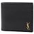 Saint Laurent Gold Logo Bifold Wallet Black - view 2