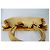 Salvatore Ferragamo Borsa a spalla Big Ferragamo D'oro - vista 5
