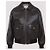 Céline Giacca aviator oversize in morbida pelle di agnello Nero - vista 6