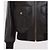 Céline Giacca aviator oversize in morbida pelle di agnello Nero - vista 8