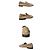Brunello Cucinelli Mocassini Penny in camoscio Arancione - vista 3