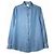 Camicia in denim blu Brunello Cucinelli