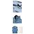 Camicia in denim blu Brunello Cucinelli - vista 2