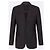 Dior Black Virgin Wool Twill Button Jacket - view 9