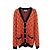 Gucci gg GG Cardigan aus Baumwoll-Jacquard in Orange