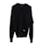 Prada Schwarzer Kaschmir-Cardigan Silber
