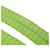 Hermès Green Logo Pattern Silk Tie - view 4