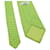 Hermès Green Logo Pattern Silk Tie - view 5