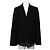 Balenciaga Giacca Blazer Oversize a Strati in Denim di Cotone Nero