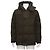 Moncler PYRENEES Leather Men's Padded Jacket Black