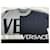 Versace Herren Strickpullover mit mehrfarbigem Patchwork-Logo und Rundhalsausschnitt Braun  - Ansicht 6