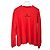 Balenciaga Herren Baumwoll-T-Shirt Langarm Rot Authentisch - Ansicht 3