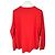 Balenciaga Herren Baumwoll-T-Shirt Langarm Rot Authentisch - Ansicht 5