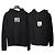Burberry T-shirt con cappuccio in cotone da uomo Nero