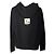 Burberry T-shirt con cappuccio in cotone da uomo Nero - vista 6